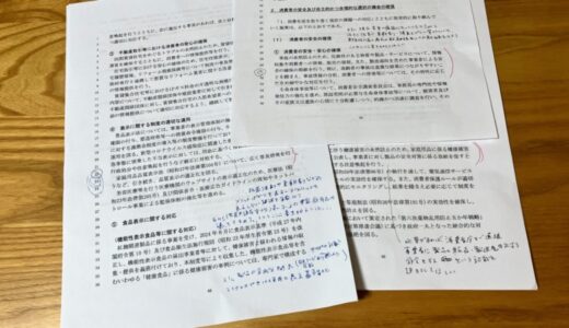 消費者庁へのパブリックコメント例文（香害）