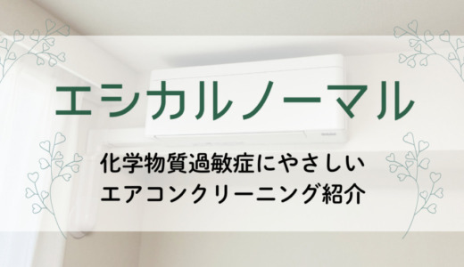化学物質過敏症にやさしいエアコンクリーニング『エシカルノーマル』徹底紹介